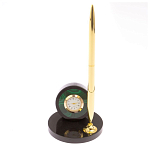 Часы настольные с ручкой из натурального камня Stone Clock варинант исполнения - 8 | Loft Concept в Ростове-на-Дону