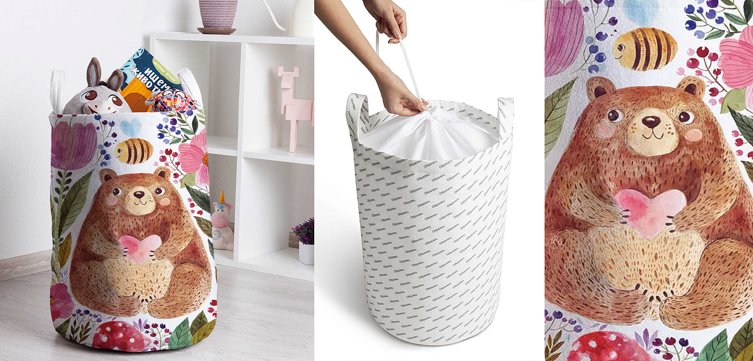 Корзина Love Bear Basket Корзина Love Bear Basket - Loft-Concept в Ростове-на-Дону