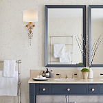 Бра с цветочным основанием и тканевым абажуром Tugella Flower Lamp варинант исполнения - 3 | Loft Concept в Ростове-на-Дону