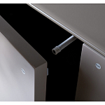 Комод со стеклянной столешницей и с выдвижными ящиками Minimalist Accent варинант исполнения - 4 | Loft Concept в Ростове-на-Дону