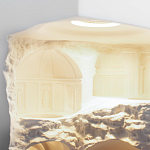 Встраиваемый в стену гипсовый светильник под покраску в античном стиле Antiquity Athena варинант исполнения - 11 | Loft Concept в Ростове-на-Дону