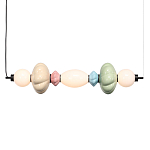 Подвесной светильник линейный с керамическими элементами 24W LED Fragrant Light варинант исполнения - 2 | Loft Concept в Ростове-на-Дону