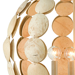 Люстра в форме шара с декором из круглых декоративных элементов Texture Discs варинант исполнения - 1 | Loft Concept в Ростове-на-Дону