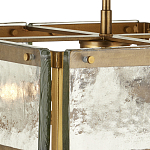 Потолочный светильник квадратный из толстого литого стекла Cast Glass варинант исполнения - 2 | Loft Concept в Ростове-на-Дону