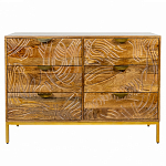 Комод с выдвижными ящиками и фактурным фасадом Termite варинант исполнения - 1 | Loft Concept в Ростове-на-Дону