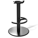 Барный стул вращающийся со спинкой Бежевый Велюр Vendramin Chair варинант исполнения - 4 | Loft Concept в Ростове-на-Дону