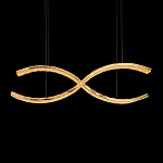 Люстра волнистой формы с фактурным хрустальным плафоном Light Delight варинант исполнения - 1 | Loft Concept в Ростове-на-Дону