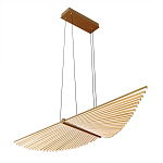 Люстра в виде распахнутых крыльев из тонких металлических планок Flight of Freedom варинант исполнения - 3 | Loft Concept в Ростове-на-Дону