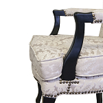 Кресло c растительным орнаментом Aubrey Classical Armchair beige jacquard варинант исполнения - 4 | Loft Concept в Ростове-на-Дону