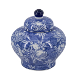 Ваза с крышкой в китайском стиле Гранатовое дерево Blooming Pomegranate варинант исполнения - 7 | Loft Concept в Ростове-на-Дону