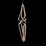 Подвесной светильник с декоративными элементами в виде кристаллов Smooth Shine варинант исполнения - 2 | Loft Concept в Ростове-на-Дону