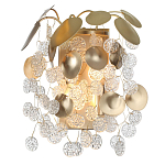 Бра с декоративными подвесками из прозрачного стекла в форме монеток FAIRYTREE Light варинант исполнения - 2 | Loft Concept в Ростове-на-Дону