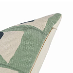 Подушка декоративная зеленого цвета с геометрическим рисунком Divine Abstractions варинант исполнения - 3 | Loft Concept в Ростове-на-Дону