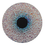 Бра круглое стеклянное с морозным эффектом Heterochromia варинант исполнения - 2 | Loft Concept в Ростове-на-Дону