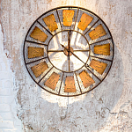 Часы настенные из металла в стиле лофт Clock with History варинант исполнения - 2 | Loft Concept в Ростове-на-Дону