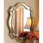 Зеркало настенное овальное в раме цвета шампань Mirror Splashes варинант исполнения - 1 | Loft Concept в Ростове-на-Дону