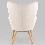 Белое кресло на ножках из массива CORDELIA варинант исполнения - 4 | Loft Concept в Ростове-на-Дону