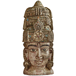 Арт-объект на стену Маска из массива акации Acacia Mask варинант исполнения - 4 | Loft Concept в Ростове-на-Дону