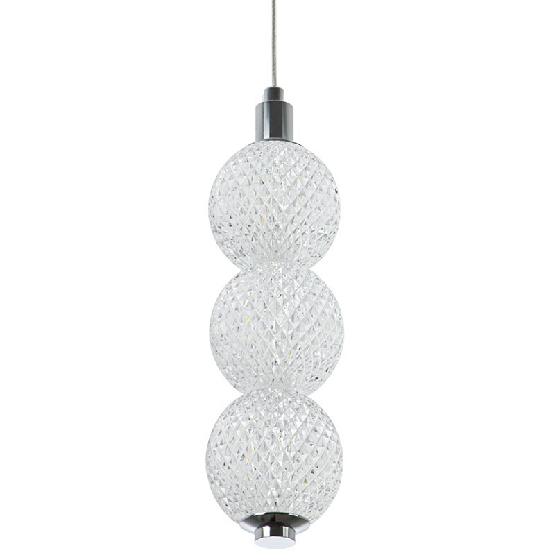    Crystal Globule Hanging Lamp Chrome    -- | Loft Concept 