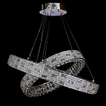 Люстра на 2 кольца с текстурной огранкой Reflection of Reality варинант исполнения - 6 | Loft Concept в Ростове-на-Дону