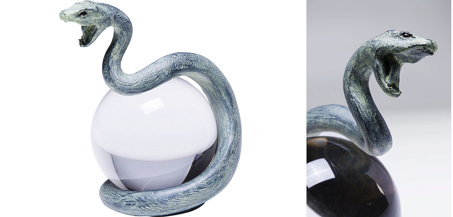 Статуэтка Змея на прозрачном шаре - Loft-Concept в Ростове-на-Дону