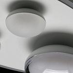 Потолочный светильник овальной формы белого цвета с 4-мя лампами Lunar Pebbles варинант исполнения - 11 | Loft Concept в Ростове-на-Дону