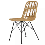 Стул с ротанговым плетением Wicker Stool без подлокотников варинант исполнения - 4 | Loft Concept в Ростове-на-Дону