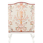 Кресло из массива бука бежевое с растительным орнаментом Raffael Beige Floral Armchair варинант исполнения - 2 | Loft Concept в Ростове-на-Дону