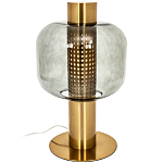 Настольная лампа со стеклянным плафоном Elario Metal Glass Table Lamp варинант исполнения - 1 | Loft Concept в Ростове-на-Дону