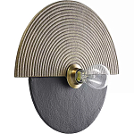 Круглый настенный фактурный светильник Textured Disc варинант исполнения - 1 | Loft Concept в Ростове-на-Дону