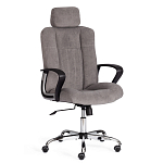 Кресло компьютерное City Chair хром флок варинант исполнения - 2 | Loft Concept в Ростове-на-Дону