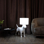Лампа COLLECTION OF DOGS с абажуром Бультерьер варинант исполнения - 3 | Loft Concept в Ростове-на-Дону