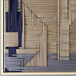 Аксессуар Геометрическая абстракция Figurative Beige Wall Hangings варинант исполнения - 1 | Loft Concept в Ростове-на-Дону