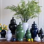 Ваза с крышкой однотонная Высота 48 см Chinoiserie Ceramics варинант исполнения - 6 | Loft Concept в Ростове-на-Дону