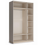 Шкаф трёхдверный с 1-ой зеркальной дверью Satin Furniture варинант исполнения - 3 | Loft Concept в Ростове-на-Дону