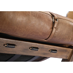 Двухместный диван Duncan винтажная коричневая кожа варинант исполнения - 3 | Loft Concept в Ростове-на-Дону