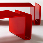 Дизайнерский кофейный стол Poltronova T01 Red Coffee Table варинант исполнения - 6 | Loft Concept в Ростове-на-Дону