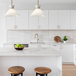 Подвесной светильник с белым стеклянным конусным плафоном Alora Mood варинант исполнения - 13 | Loft Concept в Ростове-на-Дону