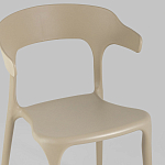 Бежевый стул из прочного PP-пластика JORIS варинант исполнения - 7 | Loft Concept в Ростове-на-Дону