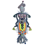 Кукла из одежды и павлопосадских платков Rusalka Blue Jeans 2 варинант исполнения - 1 | Loft Concept в Ростове-на-Дону