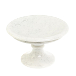 Фруктовница средняя из натурального камня Мрамор Белый Natural Stone Fruit Bowls варинант исполнения - 2 | Loft Concept в Ростове-на-Дону