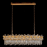 Люстра с декоративными элементами в виде крупных хрустальных цветов Palace Gardens варинант исполнения - 2 | Loft Concept в Ростове-на-Дону