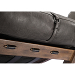 Кресло Duncan винтажная черная кожа варинант исполнения - 4 | Loft Concept в Ростове-на-Дону