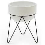 Кашпо Elevated Planters Luna 54 белое варинант исполнения - 1 | Loft Concept в Ростове-на-Дону