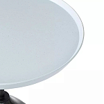 Кофейный столик с круглой столешницей и мраморным основанием Steel Reliability варинант исполнения - 4 | Loft Concept в Ростове-на-Дону