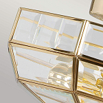 Потолочный светильник шестигранной формы с прозрачными стеклянным плафоном Elstead Lighting варинант исполнения - 12 | Loft Concept в Ростове-на-Дону