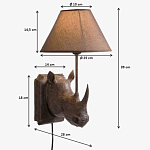 Бра Носорог Rhinoceros варинант исполнения - 7 | Loft Concept в Ростове-на-Дону