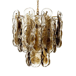 Люстра из круглых стеклянных элементов Vienna варинант исполнения - 1 | Loft Concept в Ростове-на-Дону