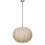 Подвесной светильник с бежевым тканевым абажуром Modern Textured Table Lamp варинант исполнения - 1 | Loft Concept в Ростове-на-Дону