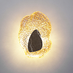 Бра с волнообразным стеклянным плафоном и вставкой из мрамора Liquid Stone варинант исполнения - 8 | Loft Concept в Ростове-на-Дону